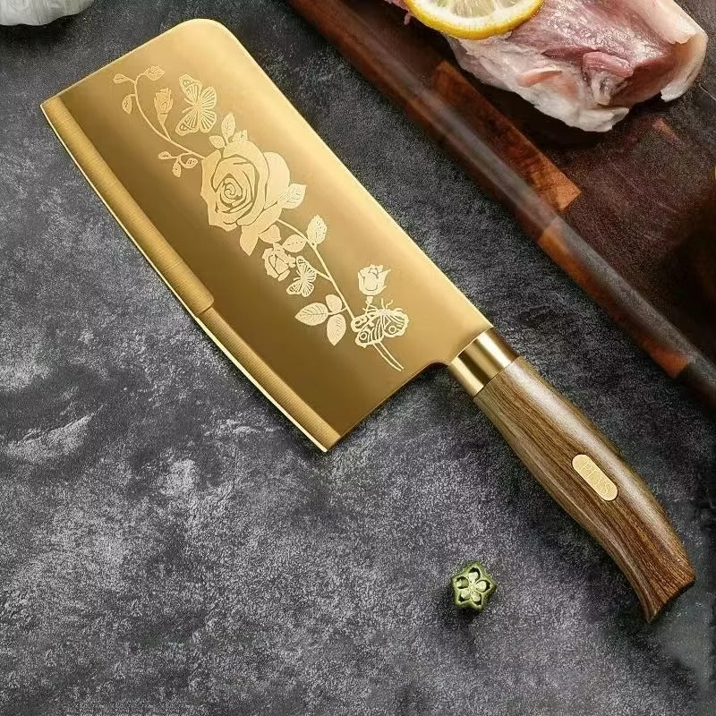Gold Plated Titanium 4-Piece Knife Set