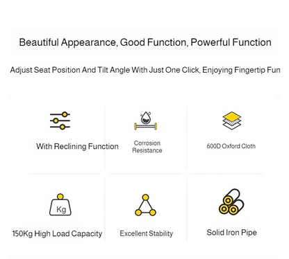 Quick Fold Portable Camping Chair