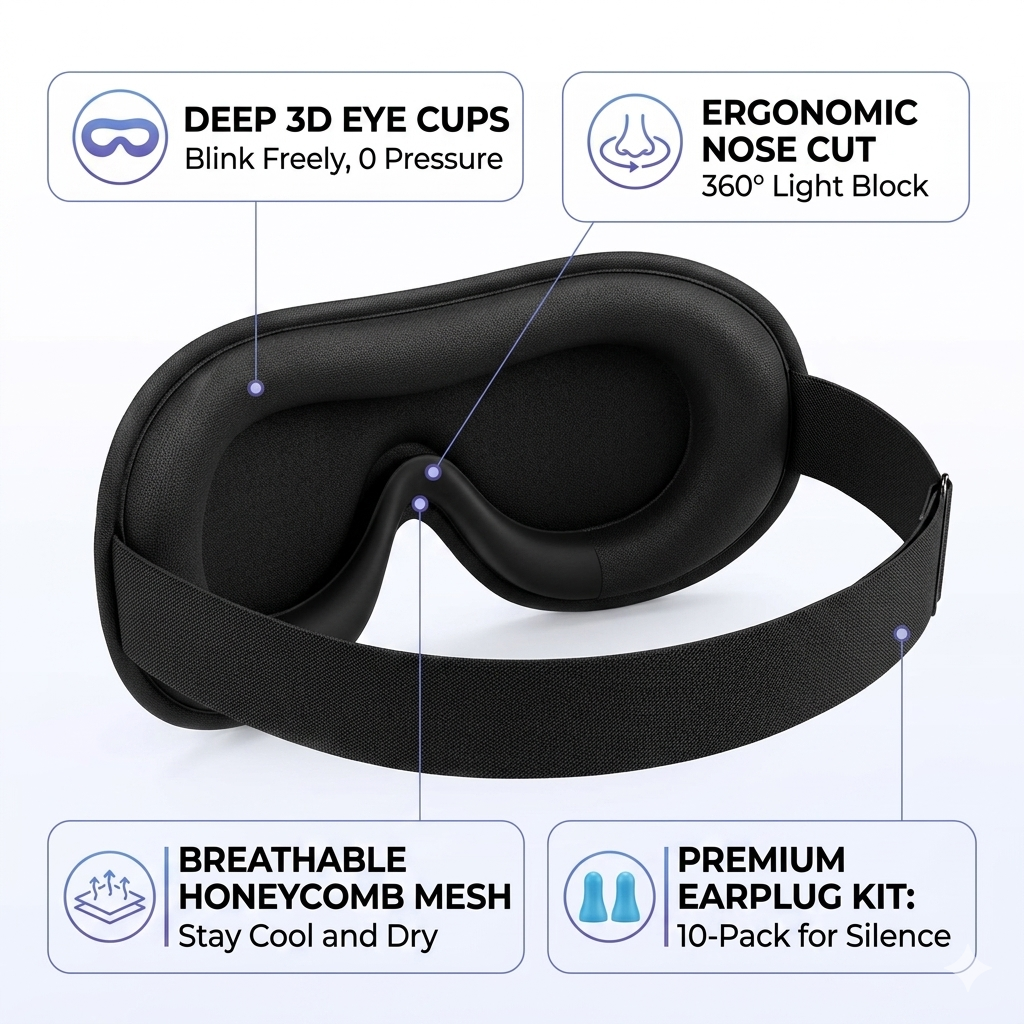 3D Soft Sleeping Eye Mask
