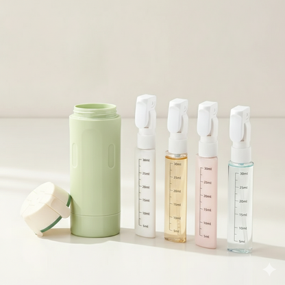 4-in-1 Travel Dispenser Bottle