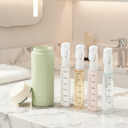 4-in-1 Travel Dispenser Bottle