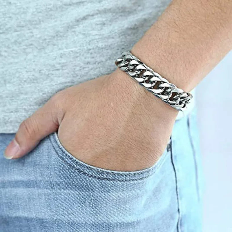 Stainless Steel Cuban Bracelet