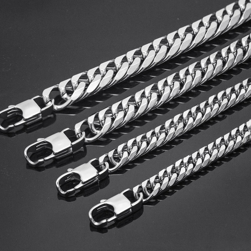 Stainless Steel Cuban Bracelet