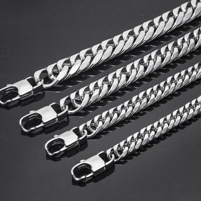 Stainless Steel Cuban Bracelet