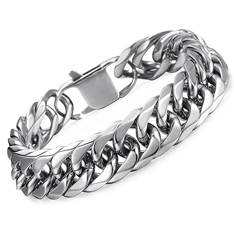 Stainless Steel Cuban Bracelet