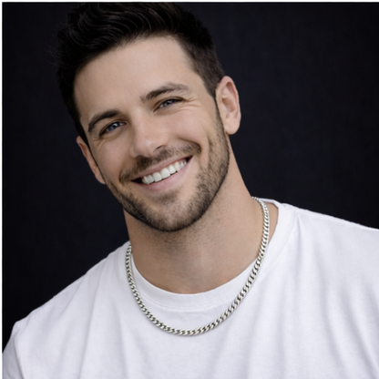 Solid 925 Stirling Silver Men’s Chain