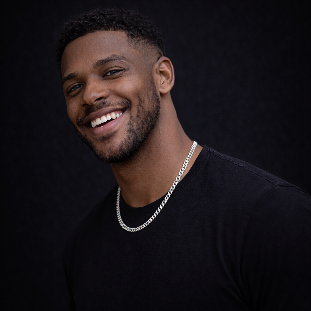 Solid 925 Stirling Silver Men’s Chain