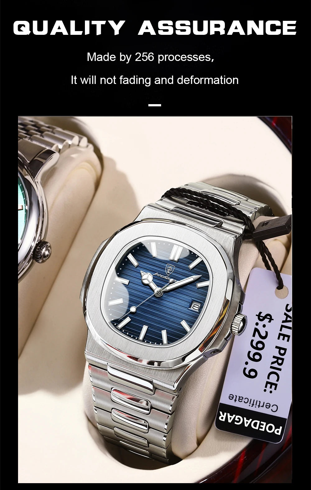 Poegadar Luxury Men Wristwatch