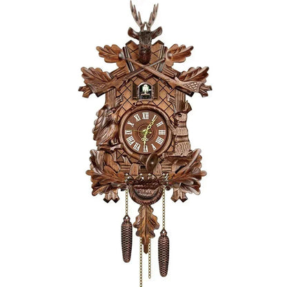 Retro Wooden Wall Clock