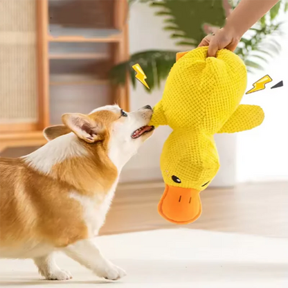 Plush Duck Dog Toy