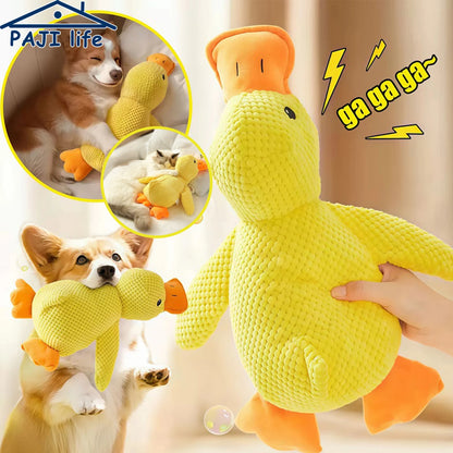 Plush Duck Dog Toy