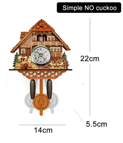 Retro Wooden Wall Clock