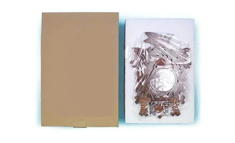 Retro Wooden Wall Clock