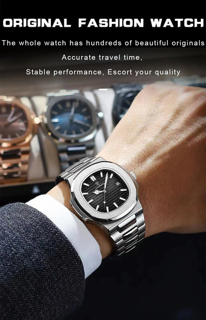 Poegadar Luxury Men Wristwatch