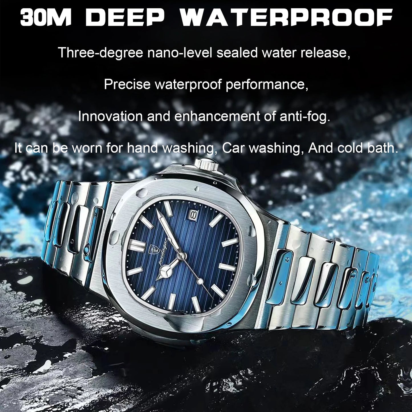 Poegadar Luxury Men Wristwatch