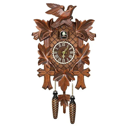 Retro Wooden Wall Clock