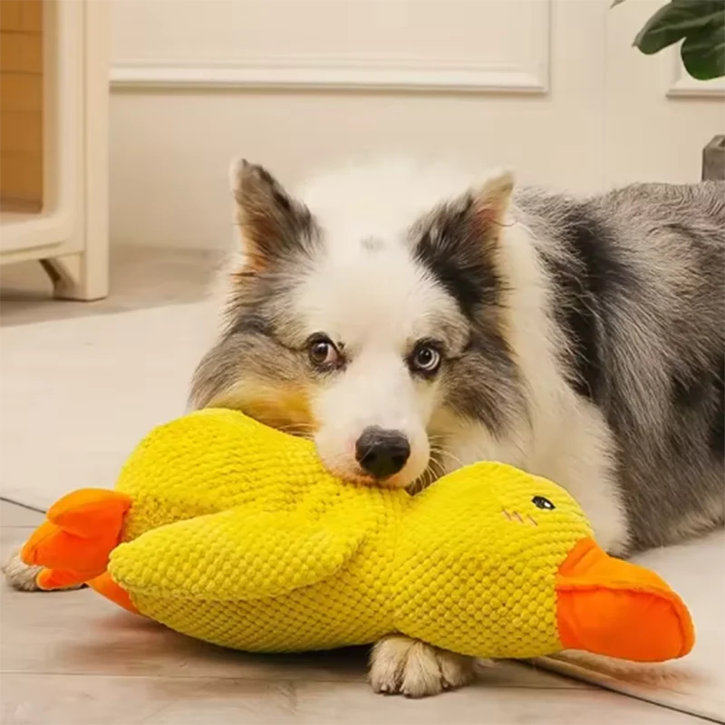 Plush Duck Dog Toy