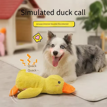 Plush Duck Dog Toy
