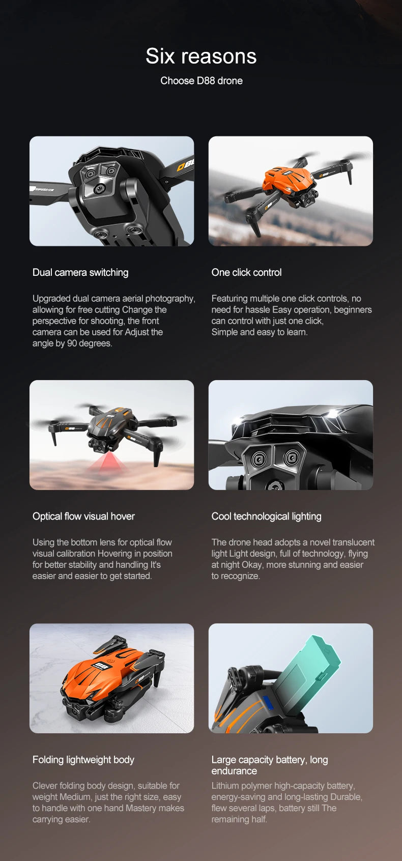 Lenovo D88 8K Drone