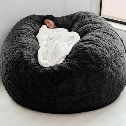 Oversized Plush Bean Bag Cover
