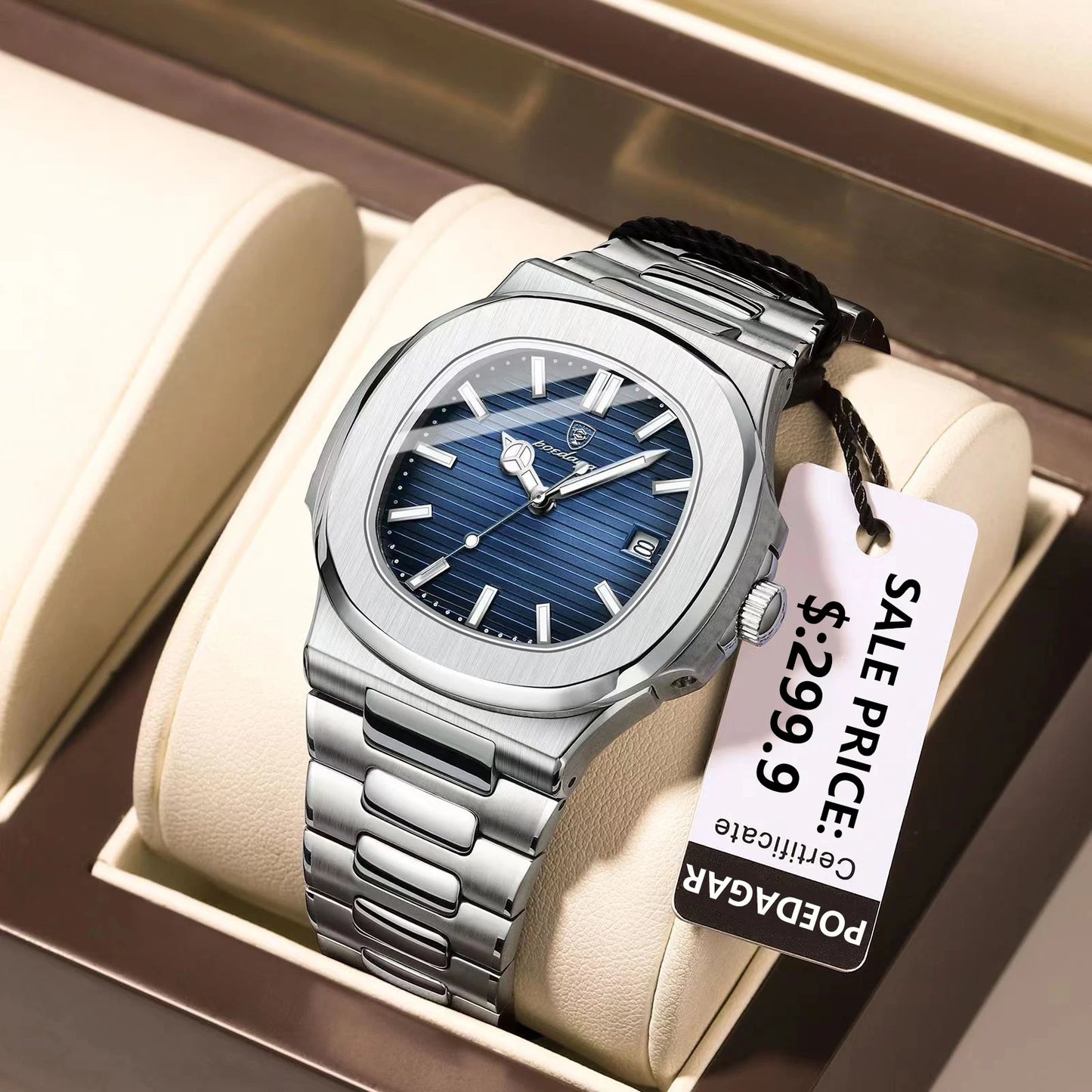 Poegadar Luxury Men Wristwatch
