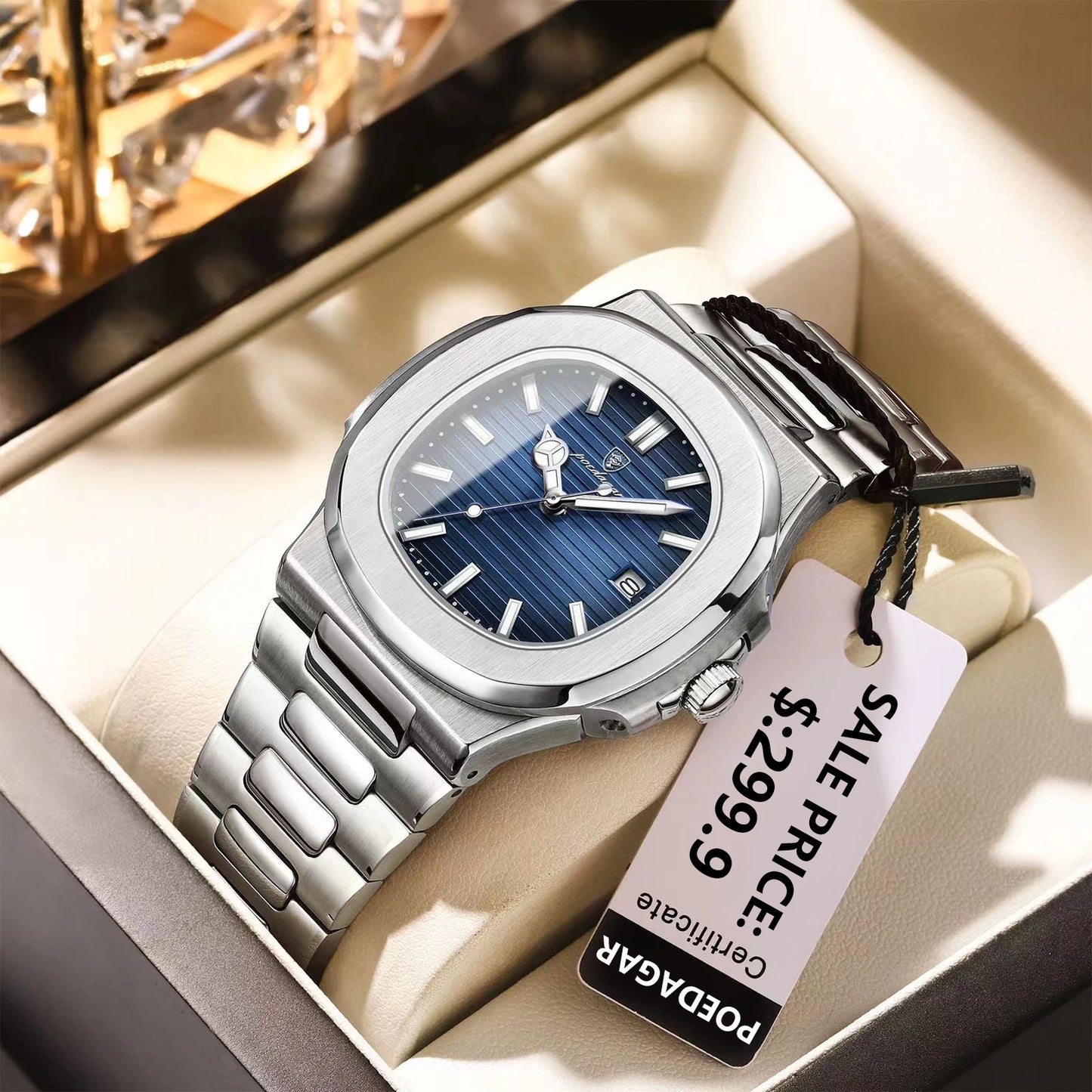 Poegadar Luxury Men Wristwatch