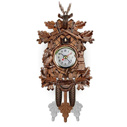 Retro Wooden Wall Clock