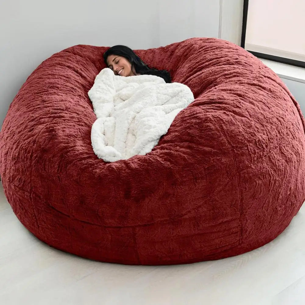 Oversized Plush Bean Bag Cover