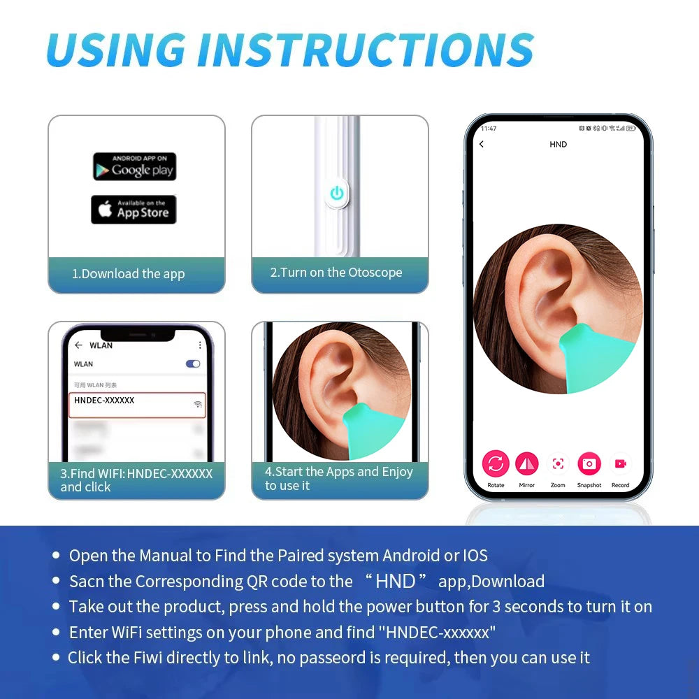 Wireless Ear Wax Cleaner