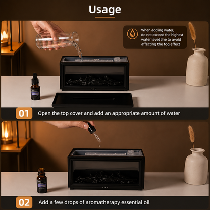 Wooden Fireplace Diffuser