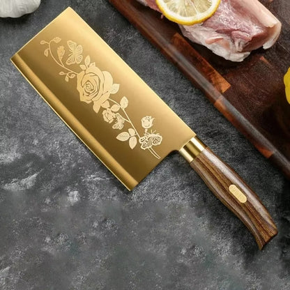 Gold Plated Titanium 4-Piece Knife Set